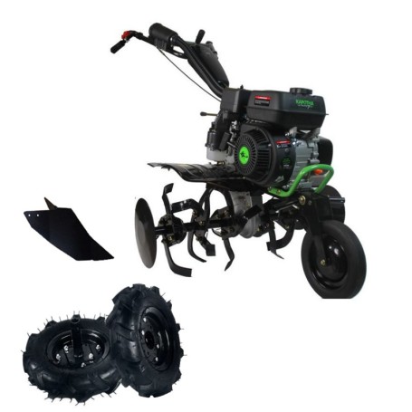 Motobineuse thermique professionnelle Kapotha 208cc 7cv 90cm avec Kit Agricole Motobineuse thermique professionnelle Kapotha 208cc 7cv 90cm avec Kit Agricole