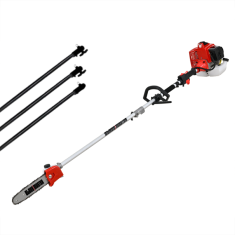 Élagueuse thermique sur perche 62cc 4cv -  PowerGround édition spéciale BLADEMASTER + 3 rallonges