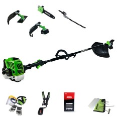 Débroussailleuse thermique multifonction 5 en 1 professionnelle 52cc 2cv - Kapotha Ultimate