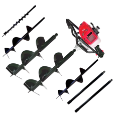 Perceuse à Essence Powerground 62cc + 4 forets