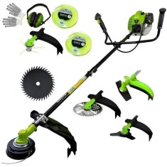 Débroussailleuse thermique professionnelle 6 en 1 Kapotha RAW - 52cc 2cv - barre fixe + 2 fils de Nylon CADEAU