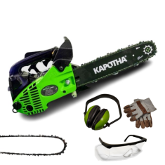 Tronçonneuse élagueuse thermique 25cc 1,3cv 30cm + 1 chaîne extra - Kapotha Ultimate