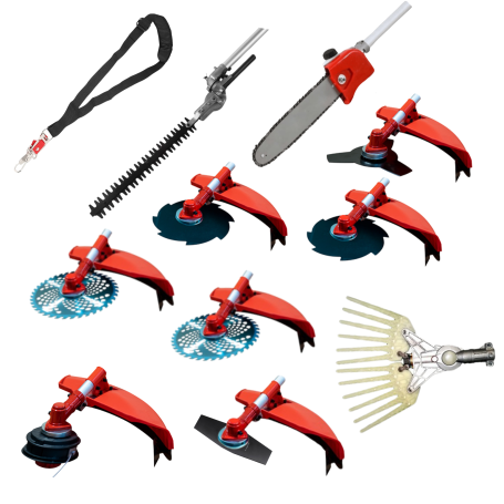 Débroussailleuse 10 en 1 65cc 4.9 CV PowerGround PRO SERIES Multifonction Professionnelle avec Vibreur pour Olives Débroussailleuse 10 en 1 65cc 4.9 CV PowerGround PRO SERIES Multifonction Professionnelle avec Vibreur pour Olives