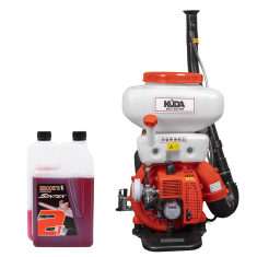 Sulfateuse à essence KUDA Mist Duster 42cc 14L Poudre et Liquide + Huile Professionnelle 2T 1L – Atomiseur Multifonction