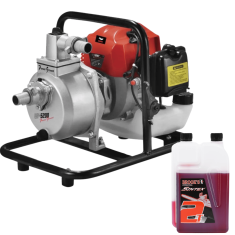 Motopompe essence 7.000L/h PowerGround WP-5200 + Huile 2 Temps 1L - Pack Professionnel Agriculture et Irrigation