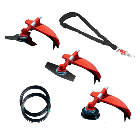 Cdiscount Débroussailleuse Thermique 3 en 1 65cc 4,9cv - BLADEMASTER + 20 mètres de Fil en Nylon OFFERT