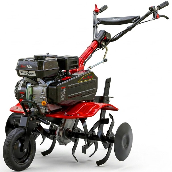 Motobineuse thermique 700 OHV 208cc 7cv 90cm - Powerground 700 édition spéciale BLACK EDITION