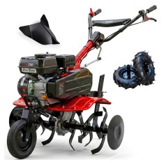 Démarrage Électrique Motobineuse Essence OHV 208cc 7–7,5CV 90cm + Kit Agricole – Black Edition